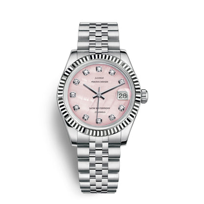 Klassisk Armbåndsur i Rustfrit Stål No. 296 Elegant Minimalistisk Dameur