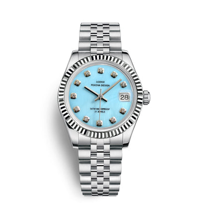 Klassisk Armbåndsur i Rustfrit Stål No. 296 Elegant Minimalistisk Dameur