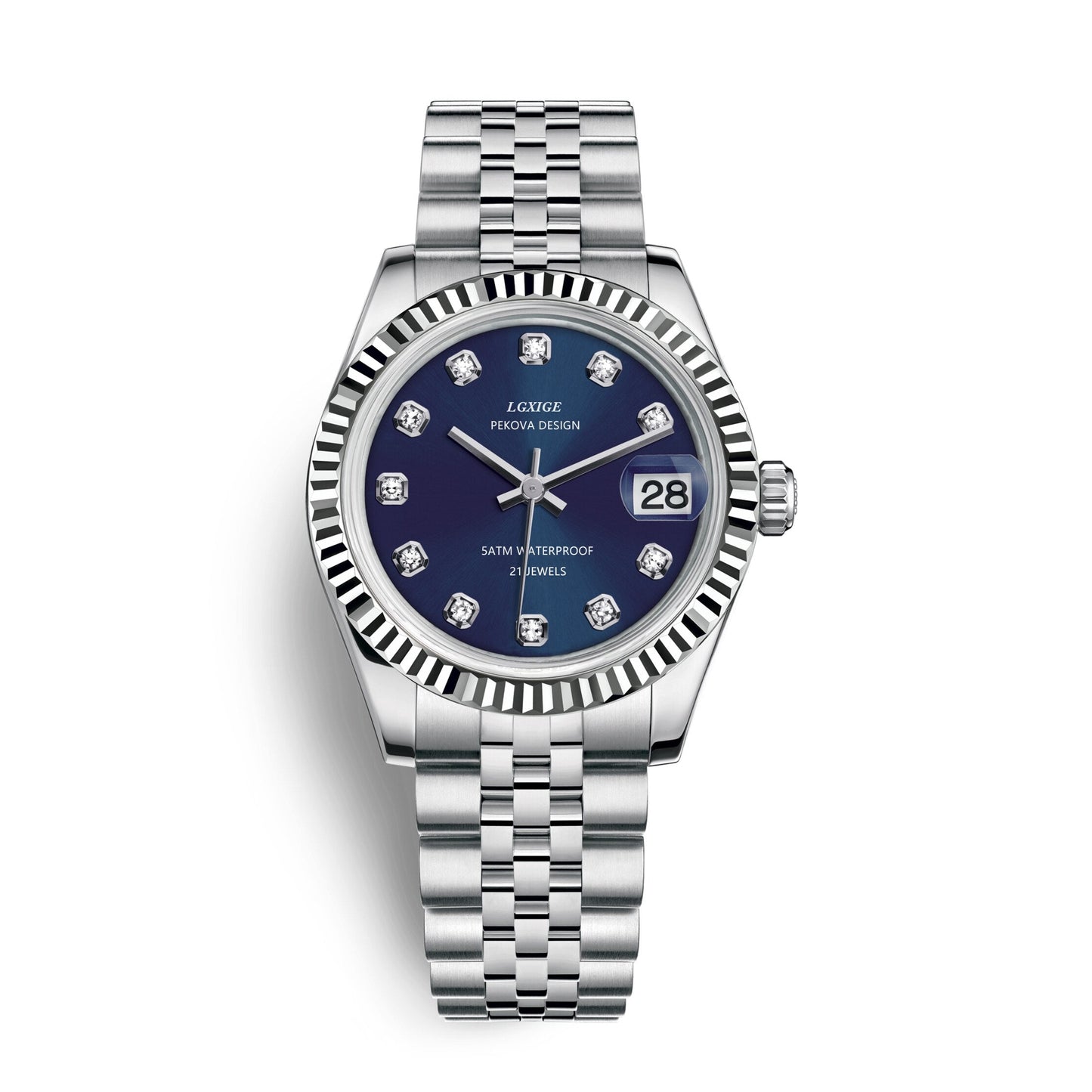 Klassisk Armbåndsur i Rustfrit Stål No. 296 Elegant Minimalistisk Dameur