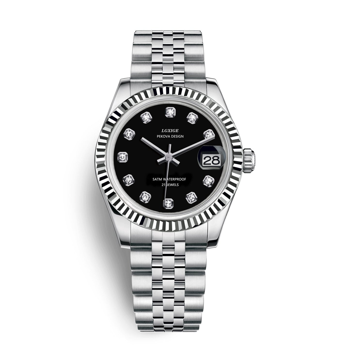 Klassisk Armbåndsur i Rustfrit Stål No. 296 Elegant Minimalistisk Dameur