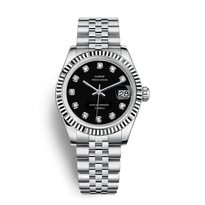 Klassisk Armbåndsur i Rustfrit Stål No. 296 Elegant Minimalistisk Dameur