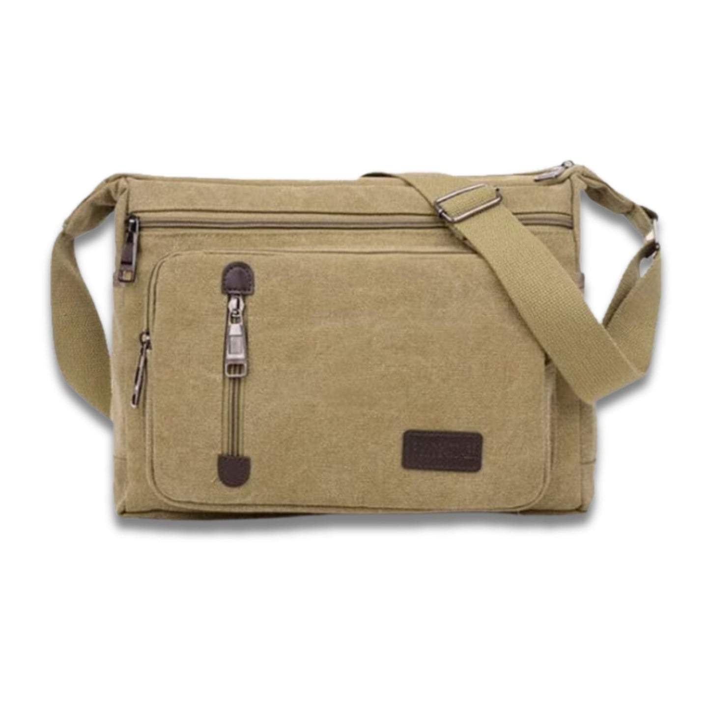 ClassicLine Canvas Messenger Skuldertaske Tidløs Crossbodytaske til Hverdagsbrug