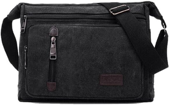 ClassicLine Canvas Messenger Skuldertaske Tidløs Crossbodytaske til Hverdagsbrug