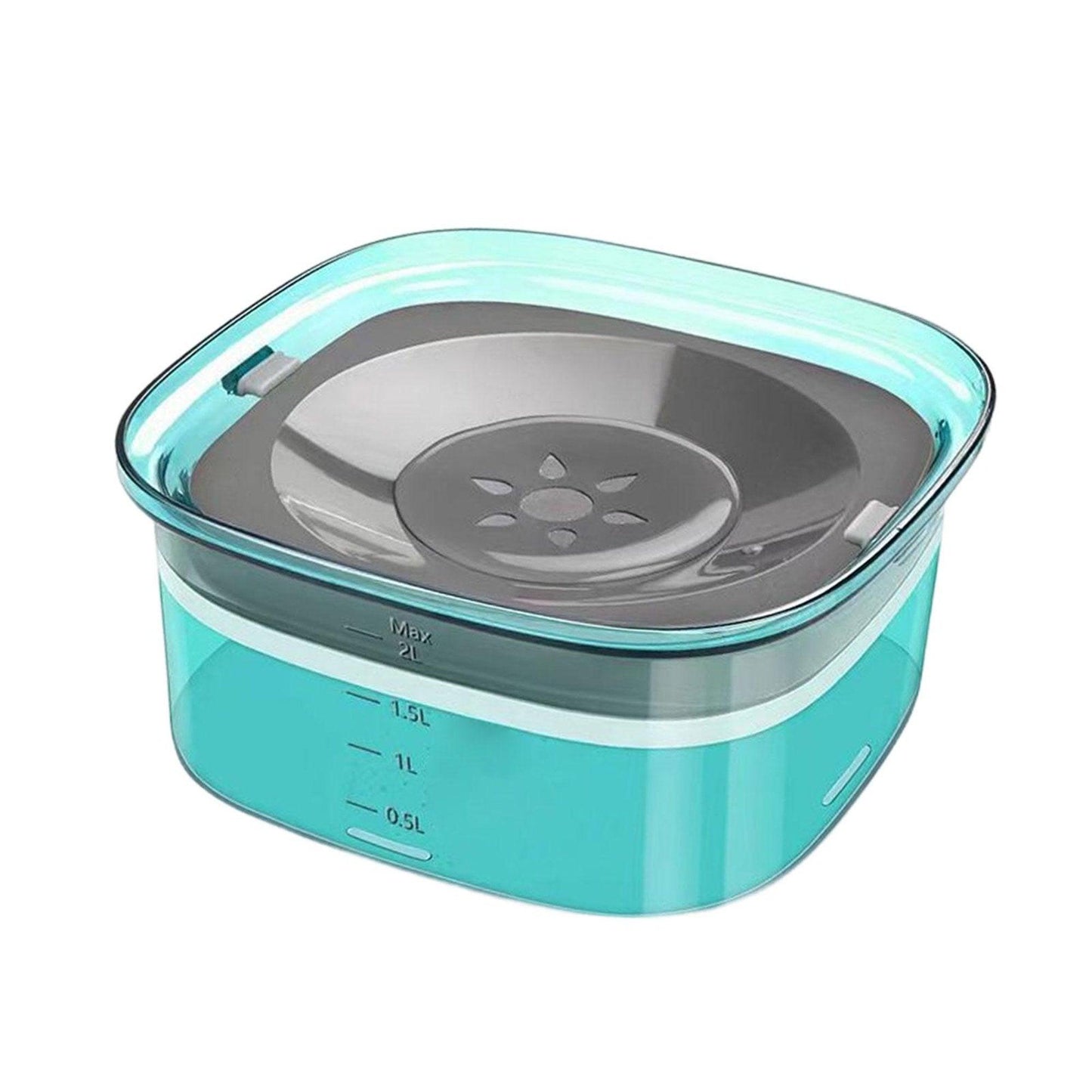 CleanPet Spildfri Vandskål til Hunde og Katte med Stænksikkert Design