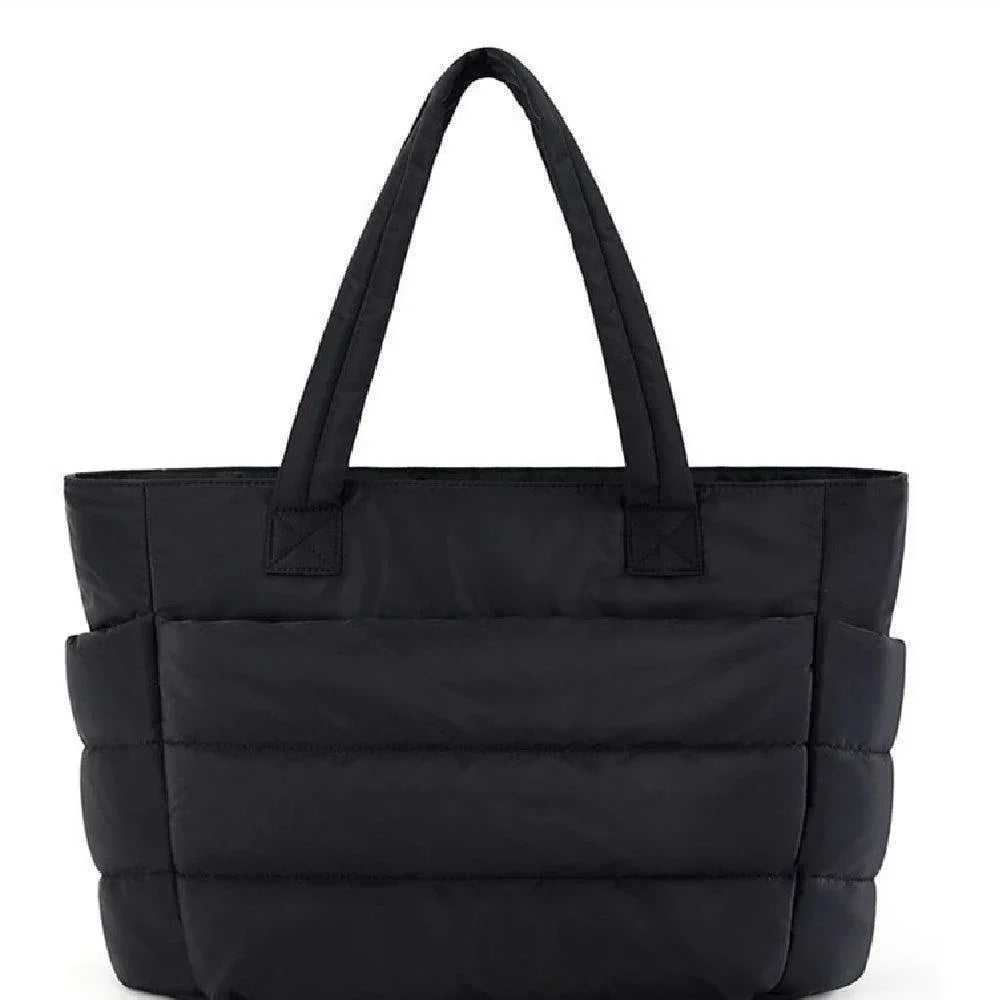 Cloud Puffer Totetaske Letvægts Quiltet Skuldertaske