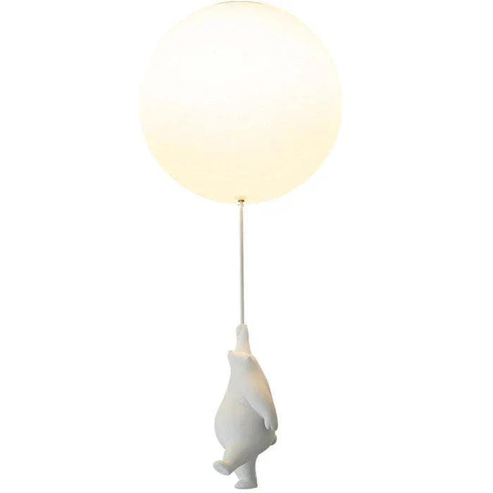 CloudBear Loftlampe til Børneværelse med Bjørn, Ballon og Integreret LED