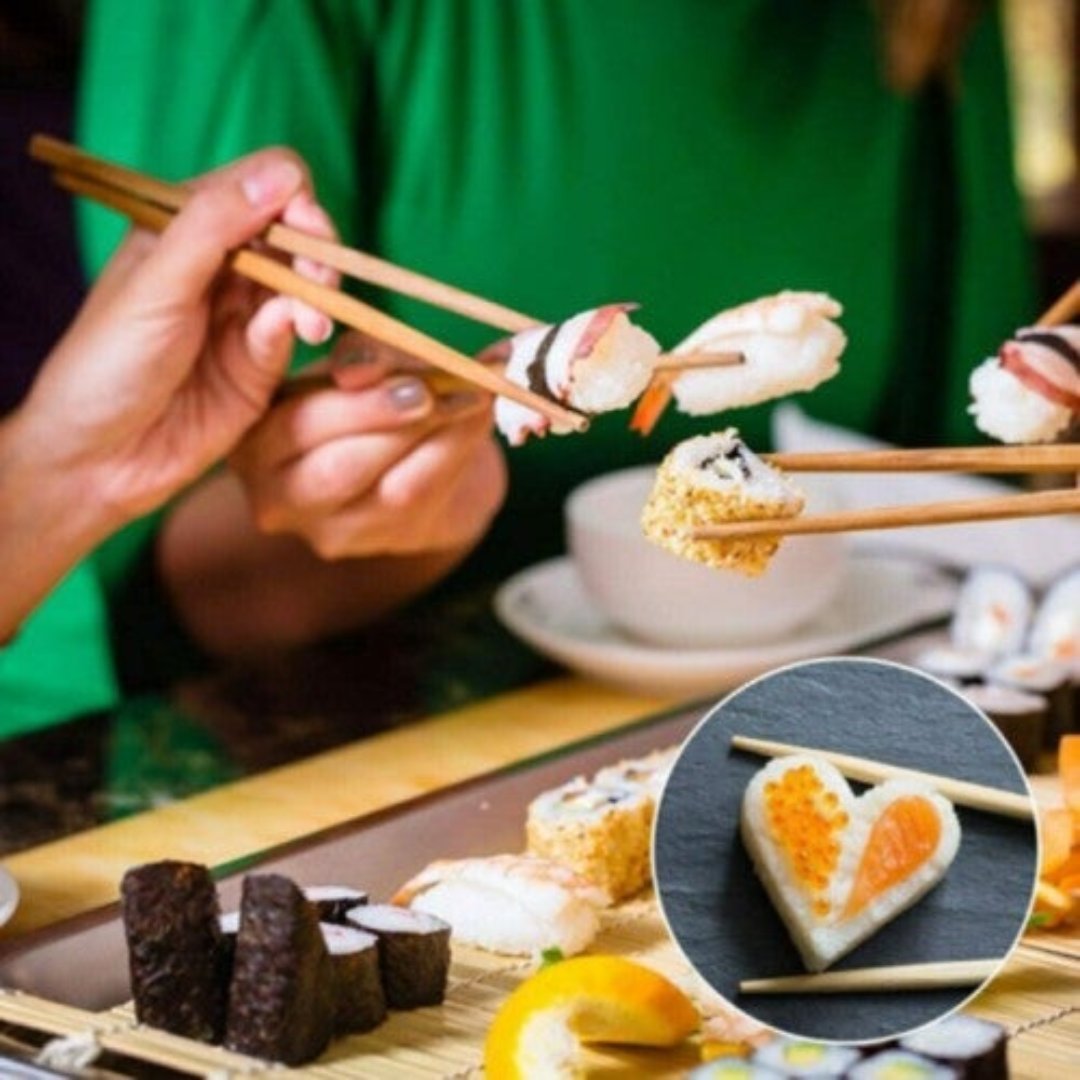 Komplet Sushi Sæt til Hjemmelavet Sushi i Flere Former