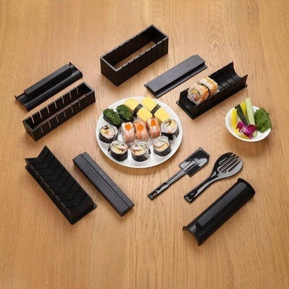 Komplet Sushi Sæt til Hjemmelavet Sushi i Flere Former
