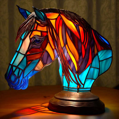 Håndlavet Bordlampe med Kunstnerisk Design og Stemningsbelysning