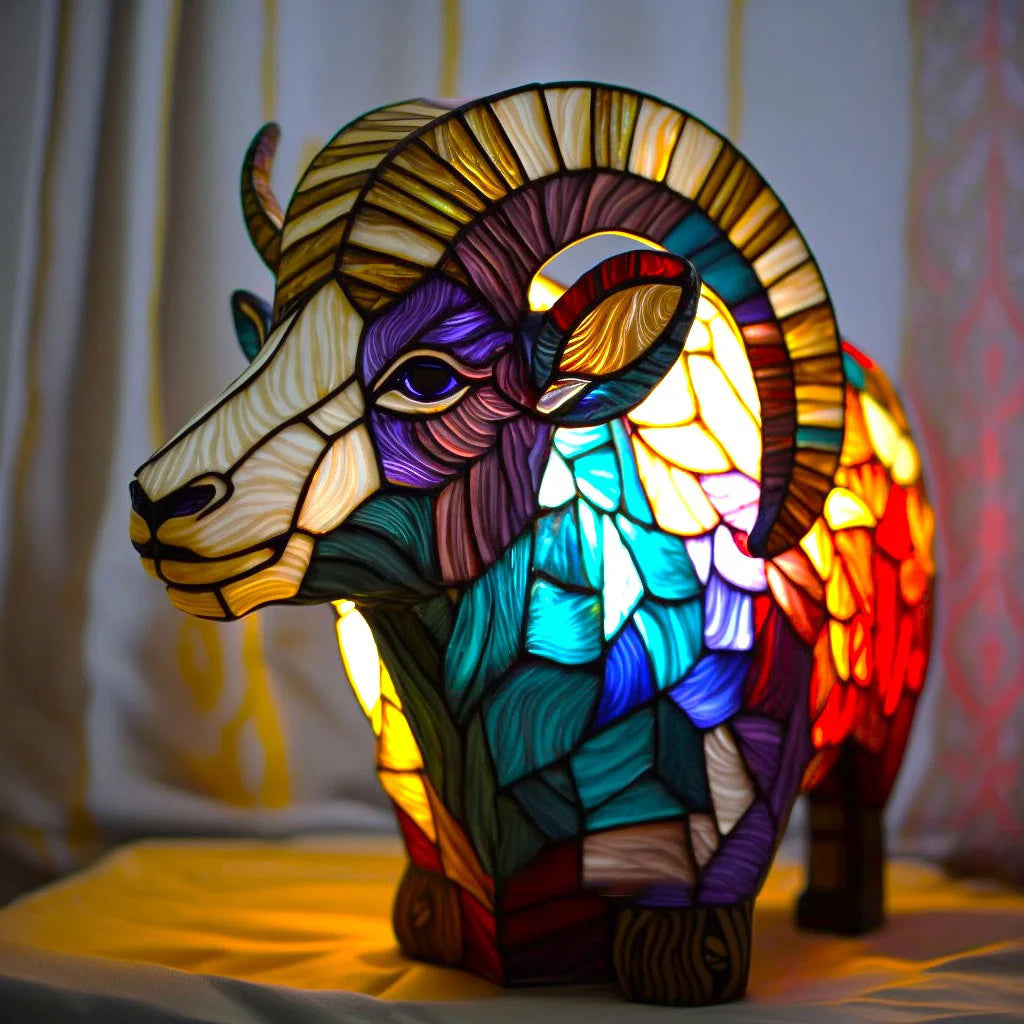 Håndlavet Bordlampe med Kunstnerisk Design og Stemningsbelysning