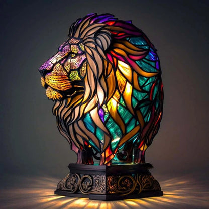 Håndlavet Bordlampe med Kunstnerisk Design og Stemningsbelysning