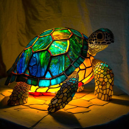 Håndlavet Bordlampe med Kunstnerisk Design og Stemningsbelysning