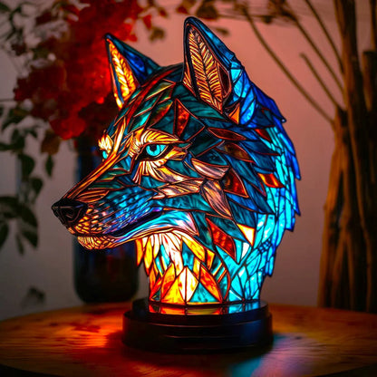 Håndlavet Bordlampe med Kunstnerisk Design og Stemningsbelysning