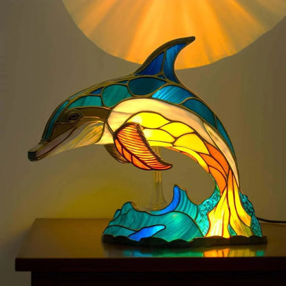 Håndlavet Bordlampe med Kunstnerisk Design og Stemningsbelysning