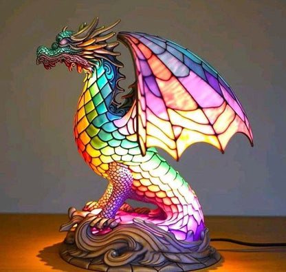 Håndlavet Bordlampe med Kunstnerisk Design og Stemningsbelysning