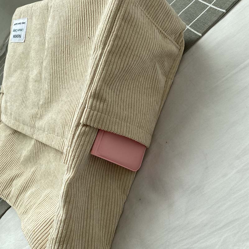 Cord canvas crossbody taske – stilfuld skuldertaske til hverdagsbrug