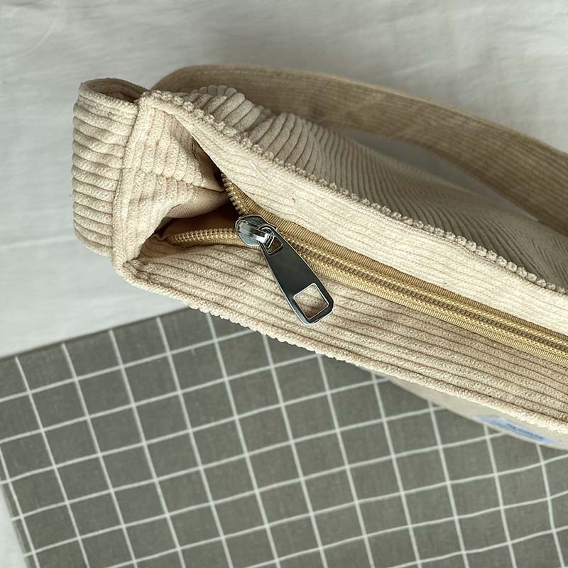 Cord canvas crossbody taske – stilfuld skuldertaske til hverdagsbrug