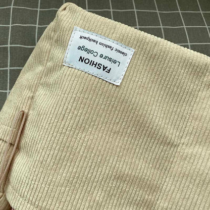 Cord canvas crossbody taske – stilfuld skuldertaske til hverdagsbrug