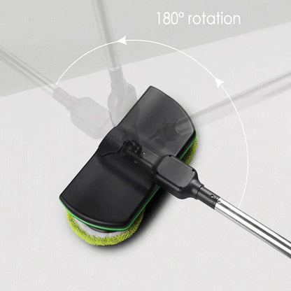 Ledningsfri Elektrisk Gulvmoppe med Genopladeligt Batteri og Dobbelt Roterende Moppehoveder