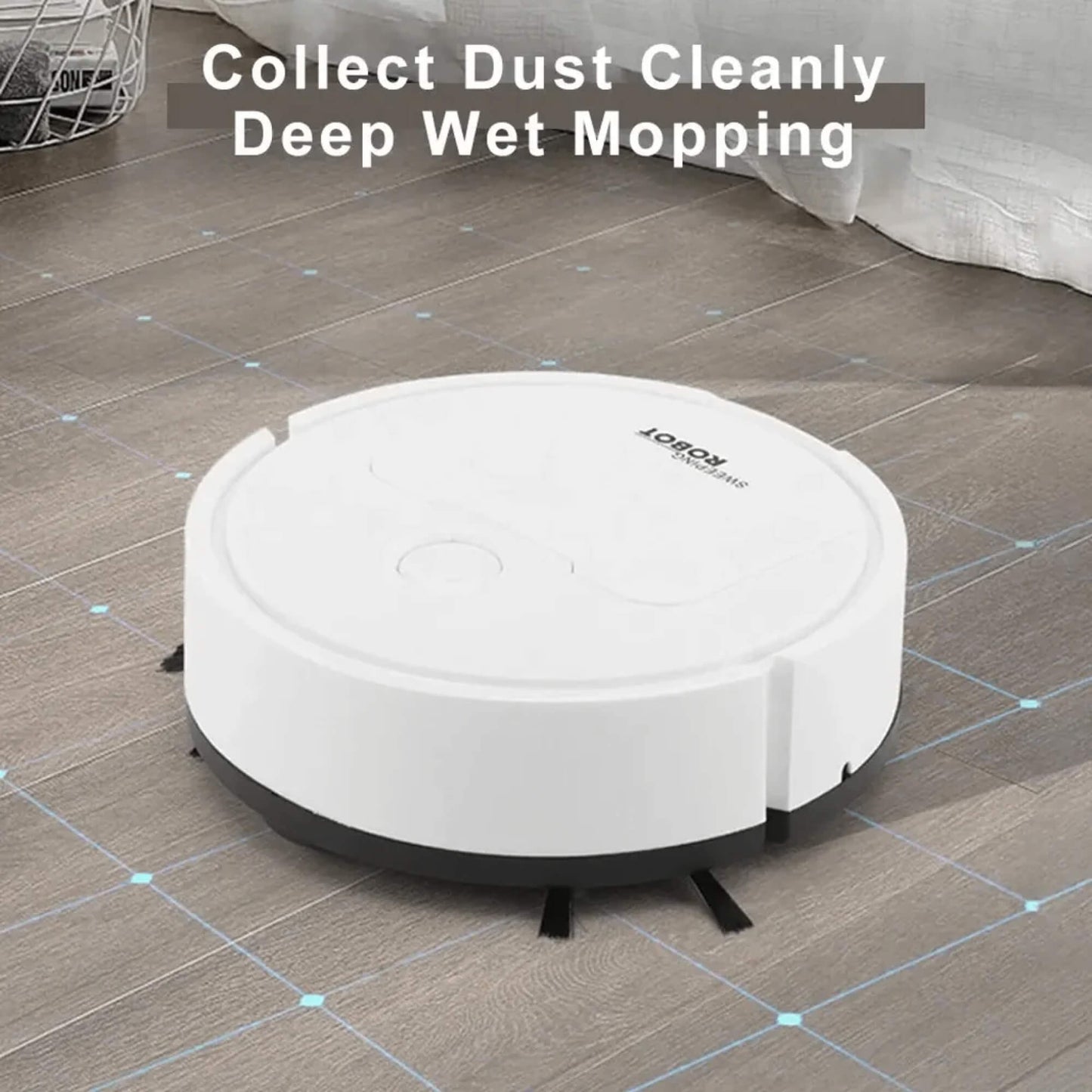 Cosmos Pro Robotstøvsuger med Moppefunktion, Smart Navigation og Selvlader