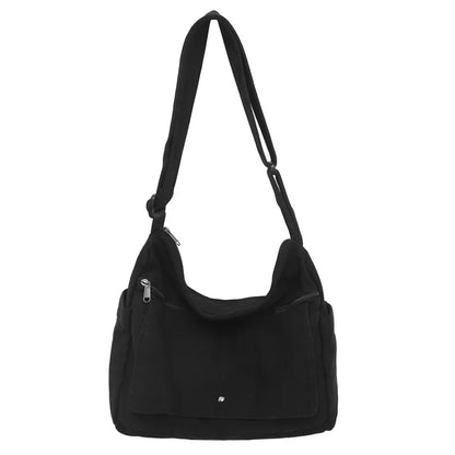 CrossStream Canvas Messenger Slingtaske Stilfuld Skuldertaske til Hverdagsbrug