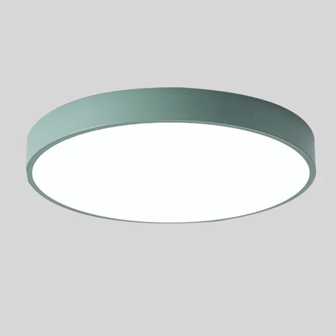 Delos Skandinavisk Loftlampe i Træ med Integreret LED-belysning
