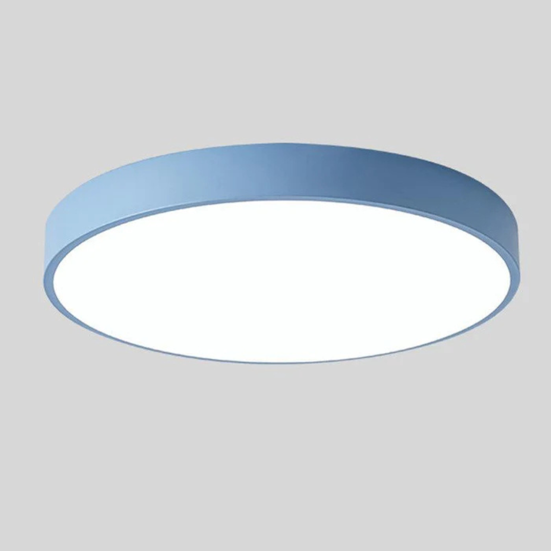 Delos Skandinavisk Loftlampe i Træ med Integreret LED-belysning