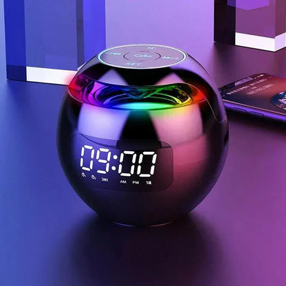 Digital LED Vækkeur med Bluetooth-højttaler og Farverigt Natlys
