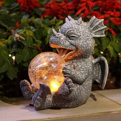 DrakoFang Bordlampe med Drageinspireret Design og Varm Stemningsbelysning