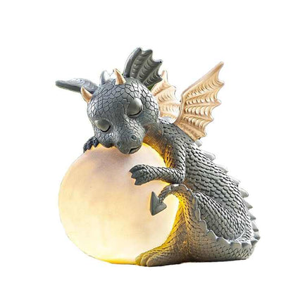 DrakoFang Bordlampe med Drageinspireret Design og Varm Stemningsbelysning