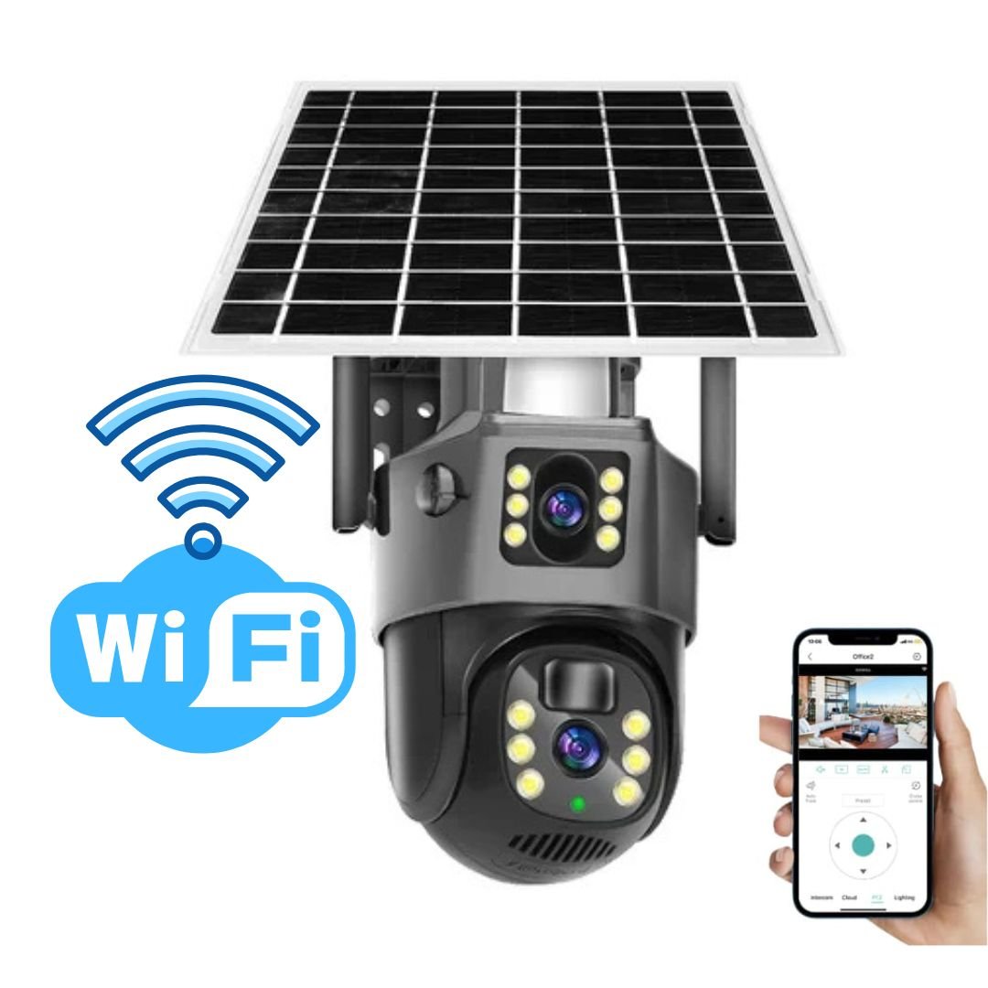 DualGuard Solar 4K Trådløst Overvågningskamera med 360° Styring