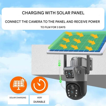 DualGuard Solar 4K Trådløst Overvågningskamera med 360° Styring