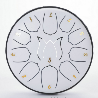 EchoDrum Tongue Drum i Stål med Afslappende Toner til Meditation, Yoga og Afslapning
