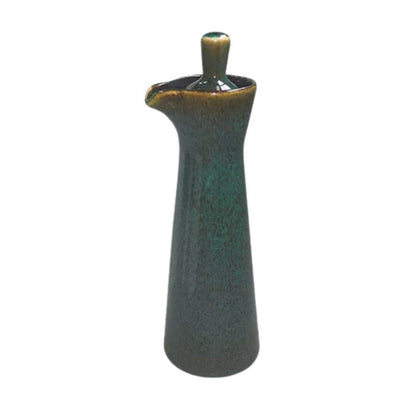 EcoPour olieflaske i glas med drypfri tud, oliedispenser og elegant køkkendesign