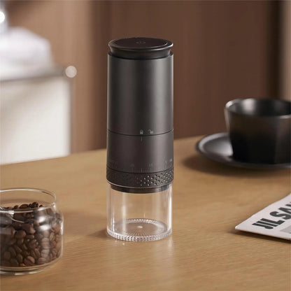 Elektrisk kaffekværn med justerbar kværn og USB-genopladeligt design