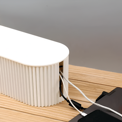 Elegant Kabelboks til Kabelopbevaring i Minimalistiske Macaronfarver