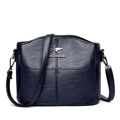 Elegant Crossbody-taske i Ægte Læder – Praktisk Skuldertaske til Kvinder