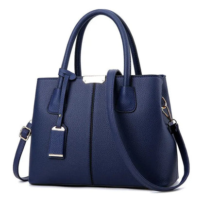 Emily Crossbody Taske i PU-Læder med Elegant Kædedetalje