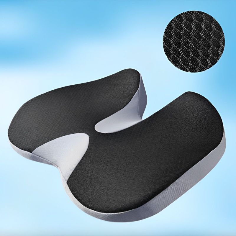 Ergonomisk Sædehynde i Memory Foam – Halebensstøtte og Komfort