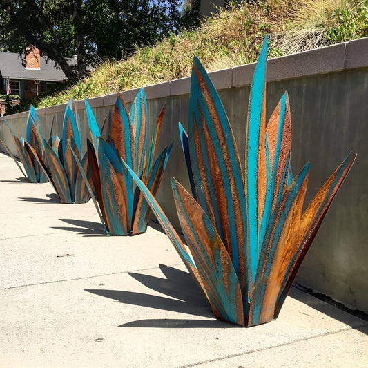 Eternal Agave Metal Haveskulptur til Indendørs og Udendørs Dekoration