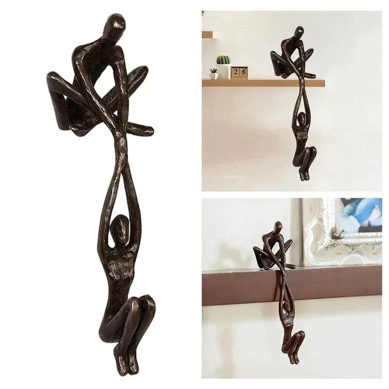 Eternal Love Skulptur – Elegant Parfigur til Boligindretning