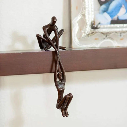 Eternal Love Skulptur – Elegant Parfigur til Boligindretning
