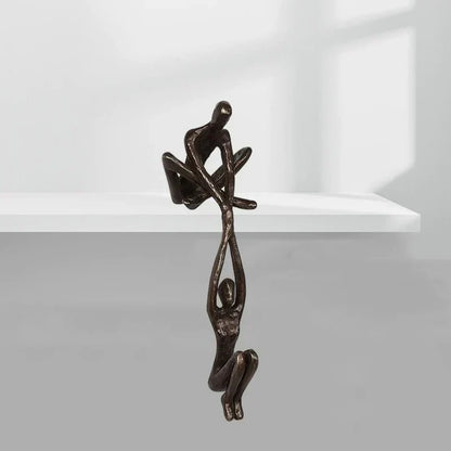 Eternal Love Skulptur – Elegant Parfigur til Boligindretning