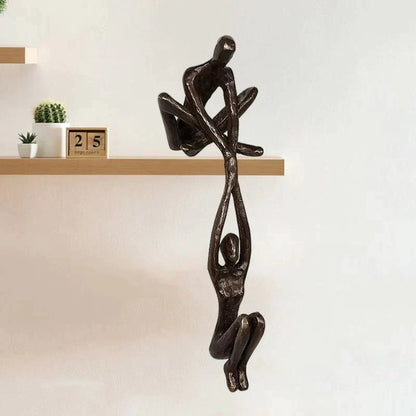 Eternal Love Skulptur – Elegant Parfigur til Boligindretning