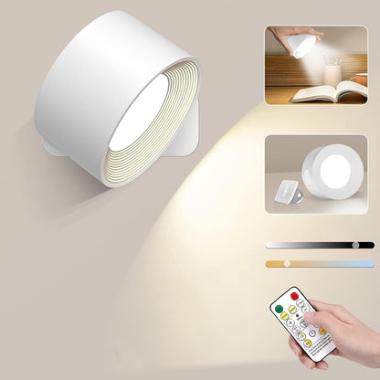 Eternity Glow trådløs LED-væglampe med fjernbetjening og justerbar belysning