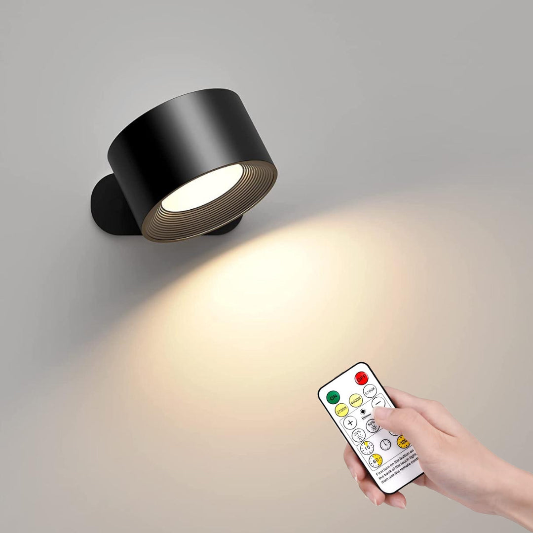 Eternity Glow trådløs LED-væglampe med fjernbetjening og justerbar belysning