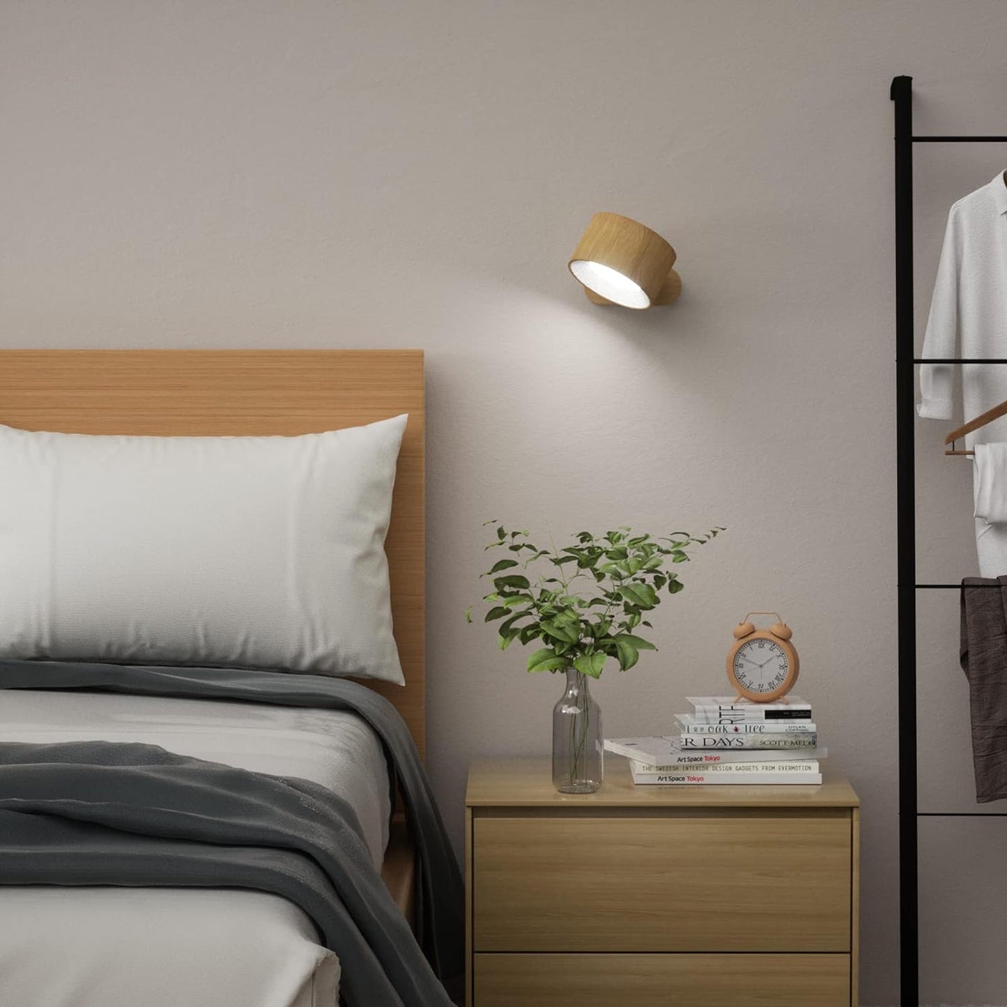 Eternity Glow trådløs LED-væglampe med fjernbetjening og justerbar belysning