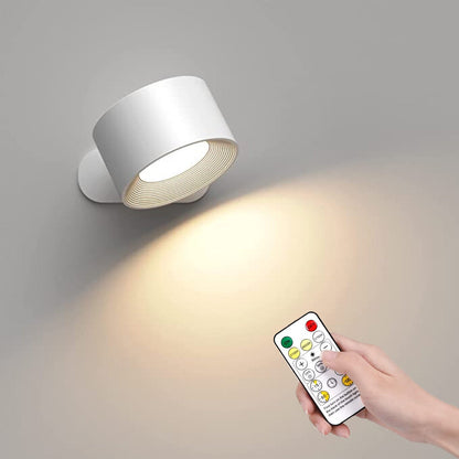 Eternity Glow trådløs LED-væglampe med fjernbetjening og justerbar belysning