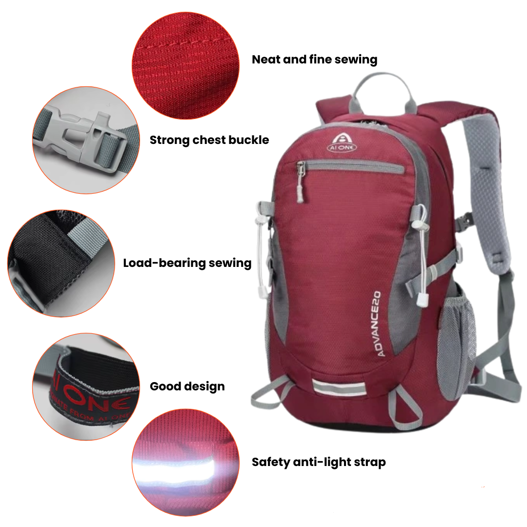 20L Vandrerygsæk – Slidstærk og Komfortabel til Ethvert Eventyr
