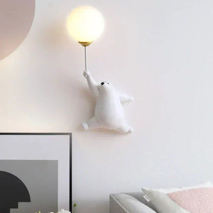 FairyGlow Børnevæglampe med 3D Månelampe og Cartoon Design